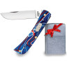 Нож перочинный ZIPPO PATRIOTIC KIRINIT SMOOTH SODBUSTER JR + ЗАЖИГАЛКА 50510_207